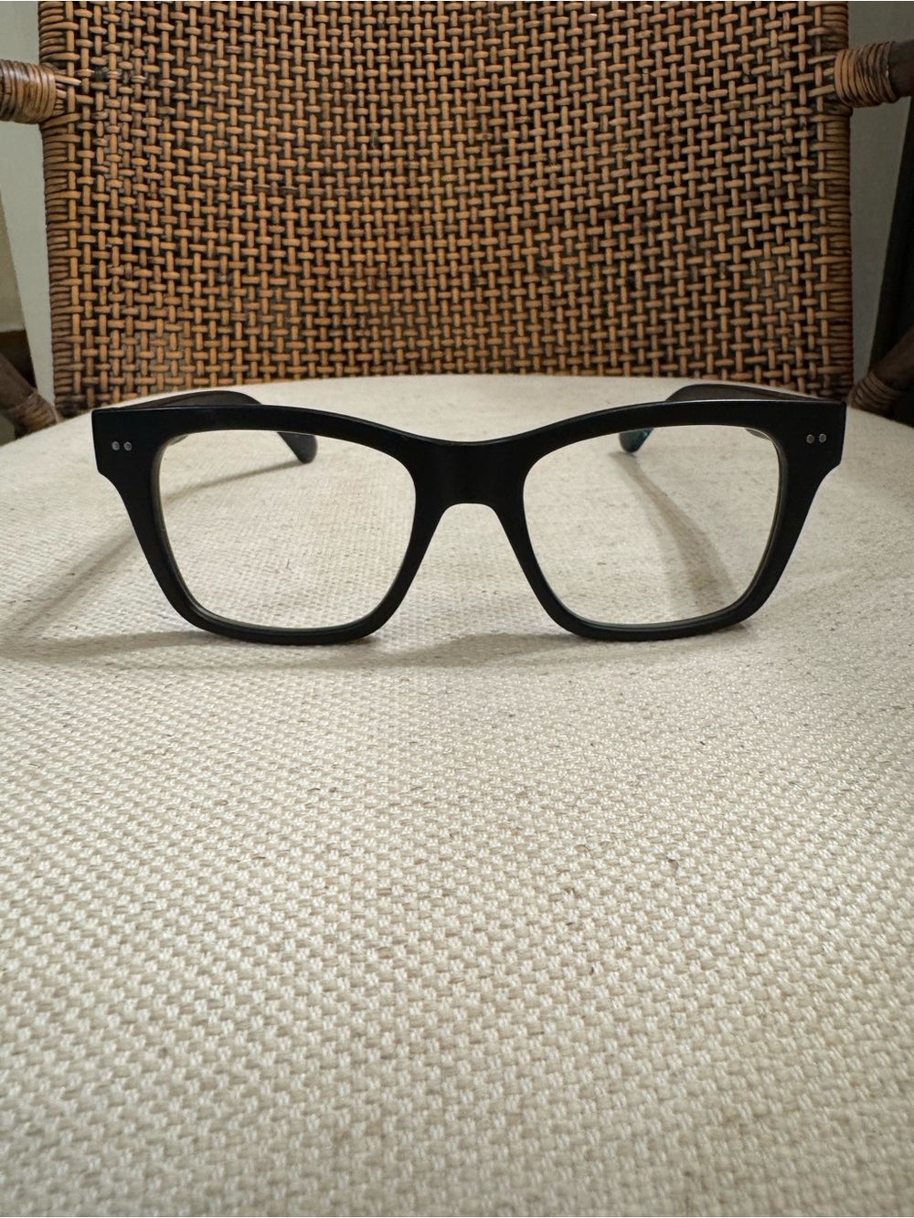 Look Optic Women’s Cosmo Matte Black Square Frame Readers 1.0